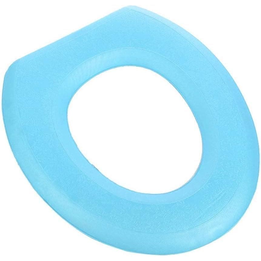 Almofada Azul para Assento Sanitário, Capa Impermeável para Assento Sanitário em EVA, Capa para Assento Sanitário em For