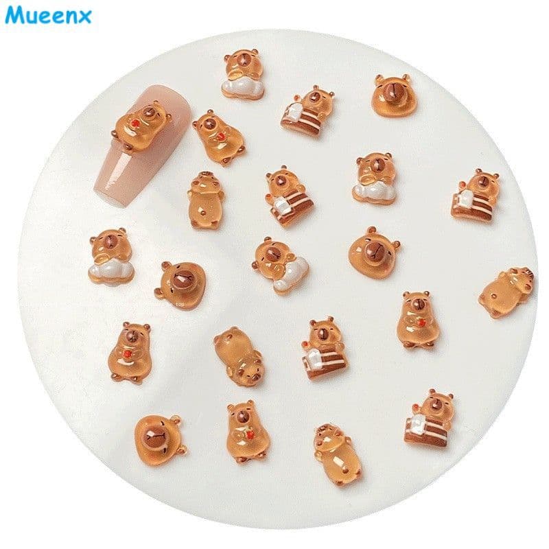 Kit de decoração de unhas fácil de usar com acessórios para nail art. Design adorável e moderno para unhas,