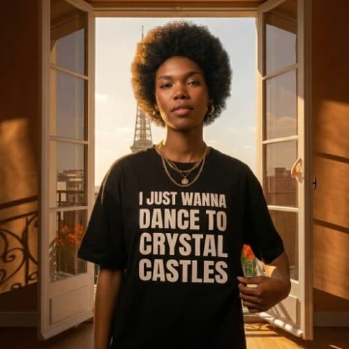 Camiseta I Just Wanna Dance Unissex Básica Envio Imediato Streetwear