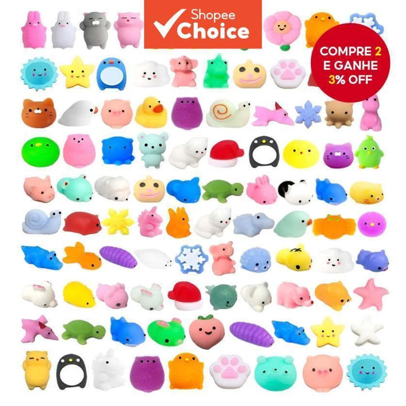 Brinquedos Animais Macios Mochi Fofos , 100 Pacotes De Squishies Para Alívio Do Estresse Crianças , Lembrancinhas De Fes