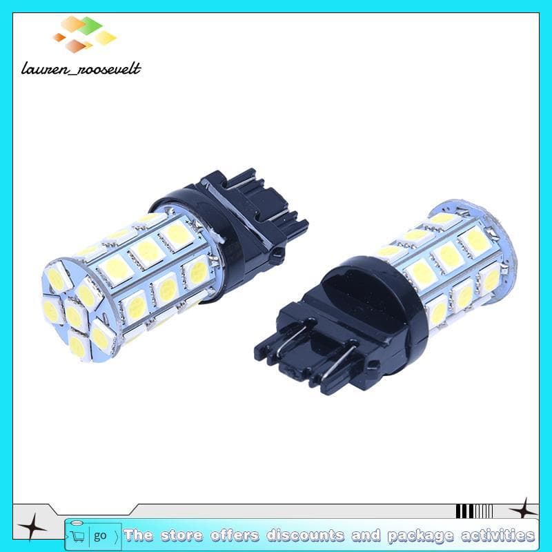 2x T25 W21/5W 3157 7443 XENON Branco 27 5050 SMD Lâmpada LED 12V Luz Do Carro