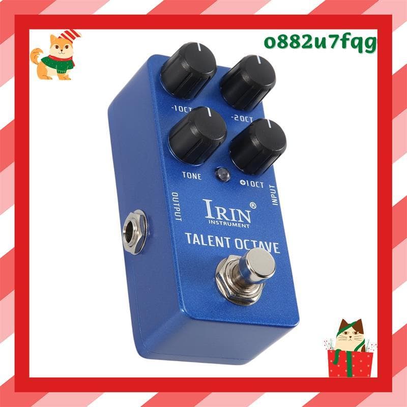- 19 Pedal De Efeito De Guitarra De Oitava De Talento 3 Efeitos Sonoros Separados True Bypass Pedais Acessórios o882u7fq
