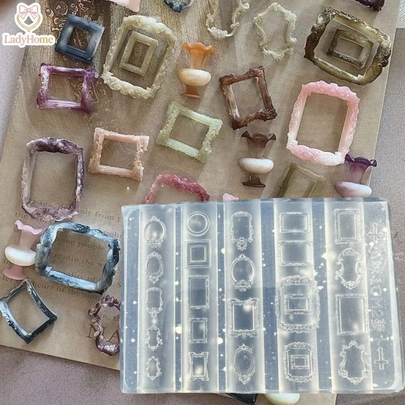 LADYH Flor Fita De Seda Borboleta 3D Silicone Molde Do Prego Transparente Alívio Modelo DIY Decoração Da Arte Ferramenta