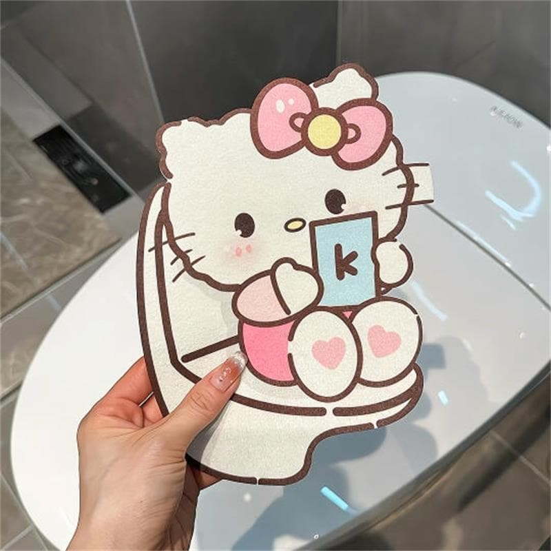 Gatinho aromaterapia adesivo toalete desodorante adesivo toalete fragrância Tablet decoração do banheiro dos desenhos an