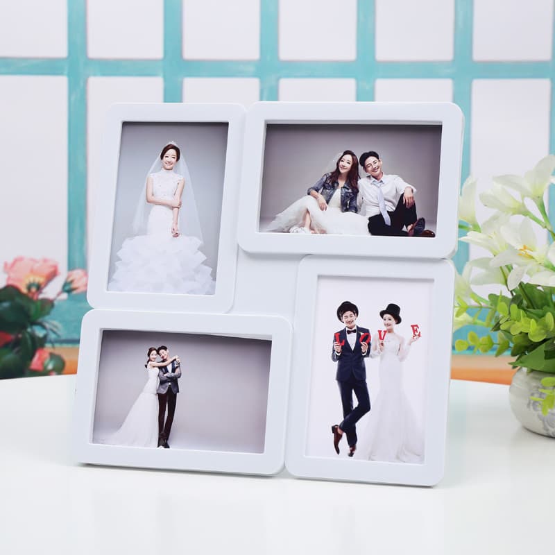 Simples e moderno 20cm moldura de foto pendurar parede foto estúdio de fotos de casamento das crianças moldura de combin