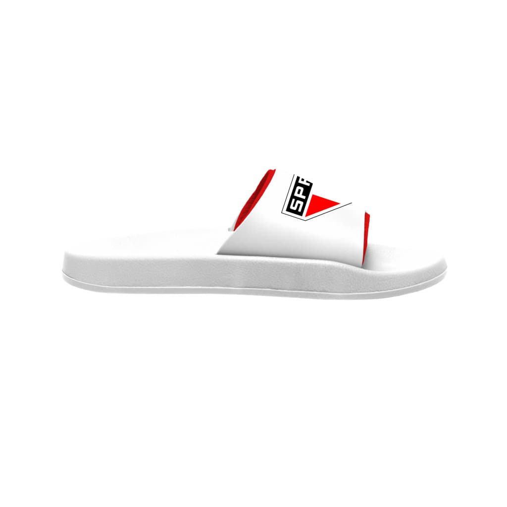 Chinelo Slide São Paulo FC Unissex Confortável Anatômico Leve Antiderrapante Casual