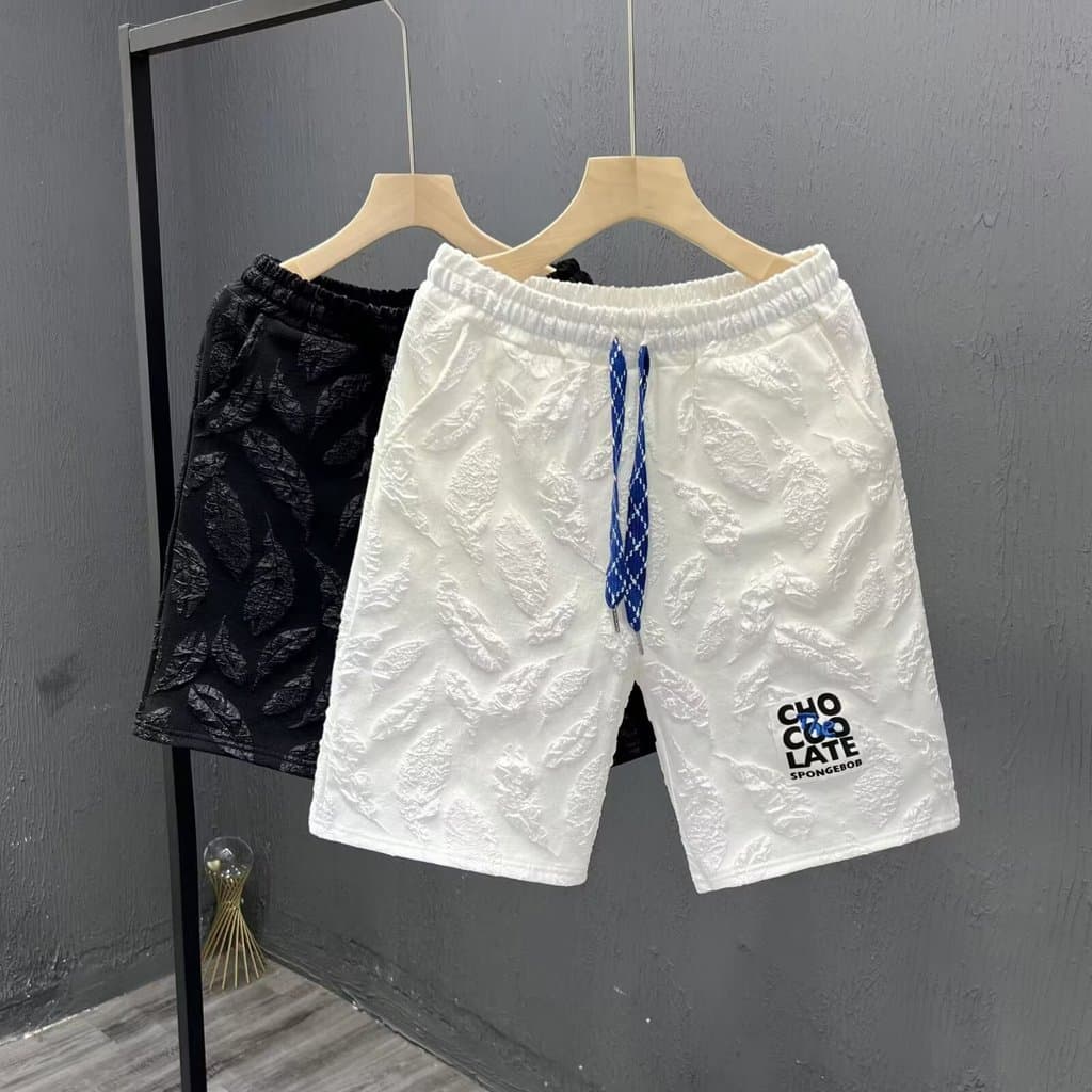 Novidade de Verão 2026: Shorts Esportivos Masculinos Casuais, Estilosos, Versáteis e com Textura em Relevo