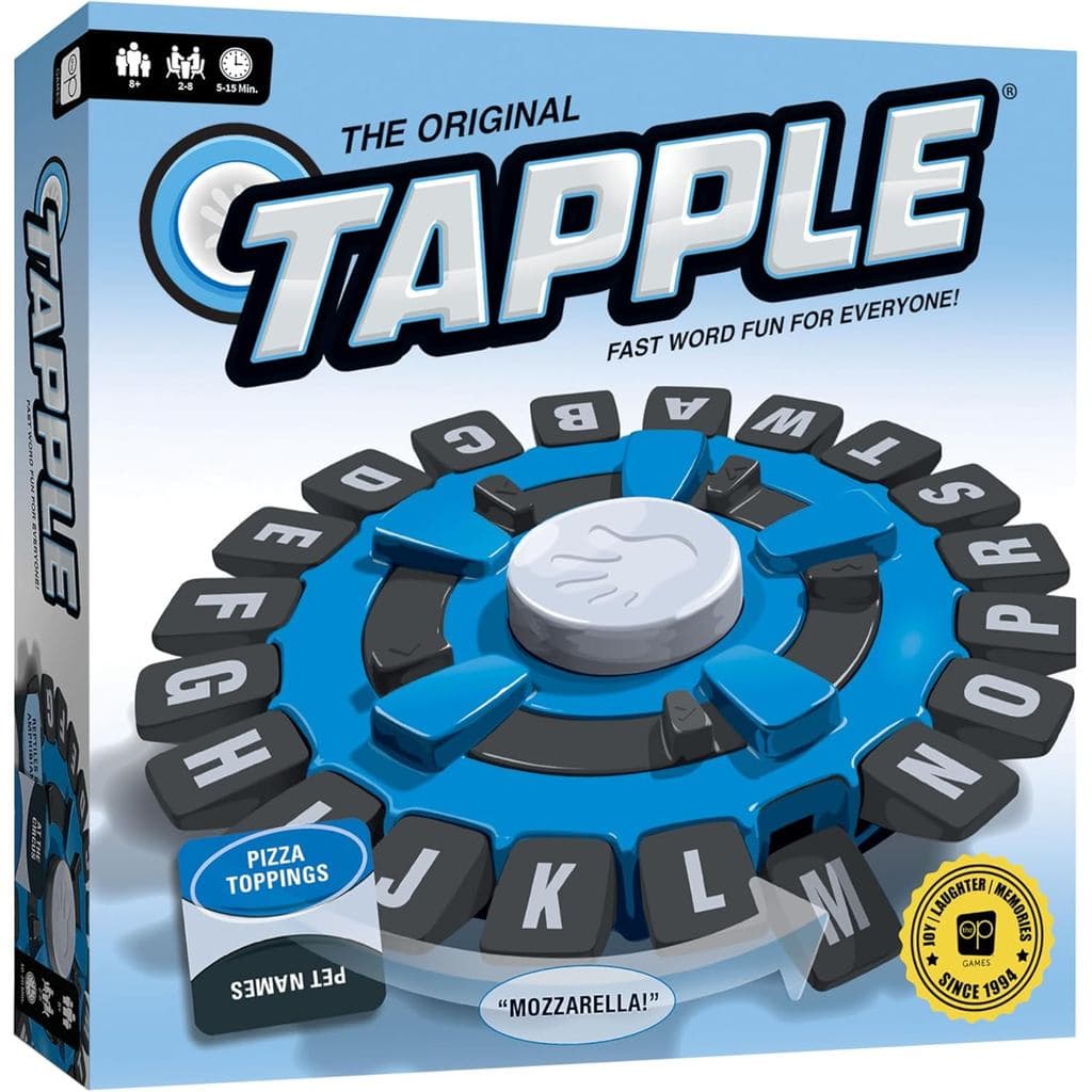 The Original TAPPLE, The Fast-Paced Family Board Game, Choose a Category & Race Against the Timer to be the Last Player,