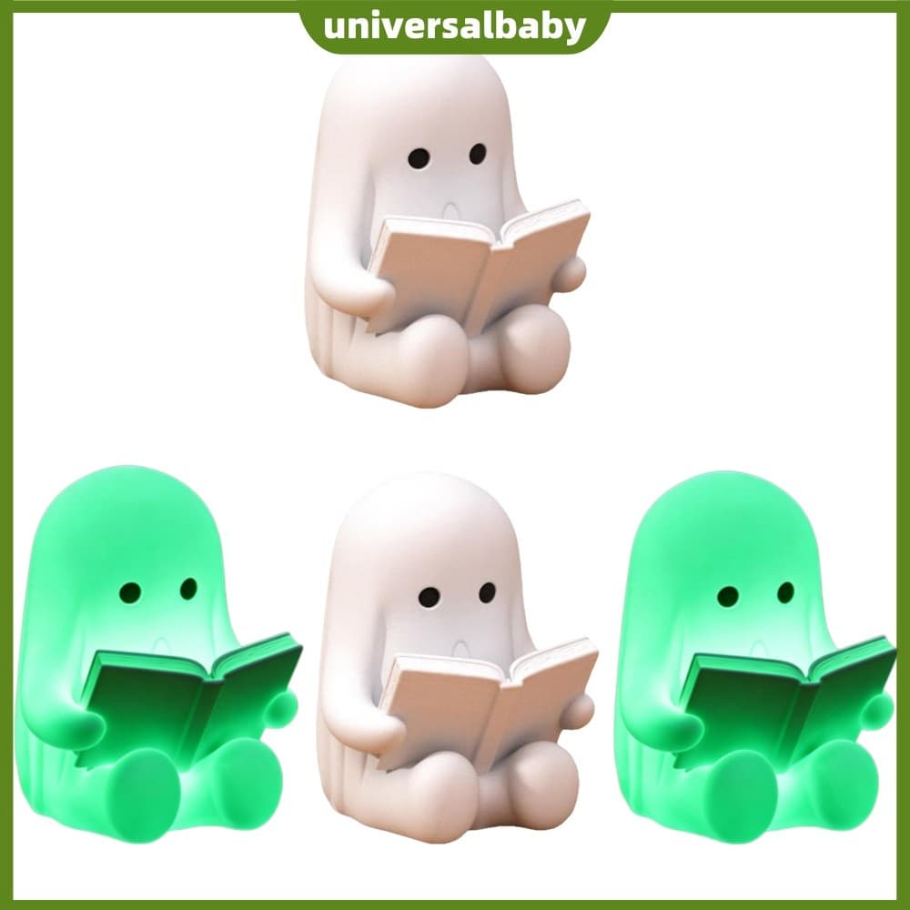 Halloween Fantasma Resina 3D Impresso Estatueta Estante Leitura Estátua Brilho Escuro 80mm [universalbaby.br]