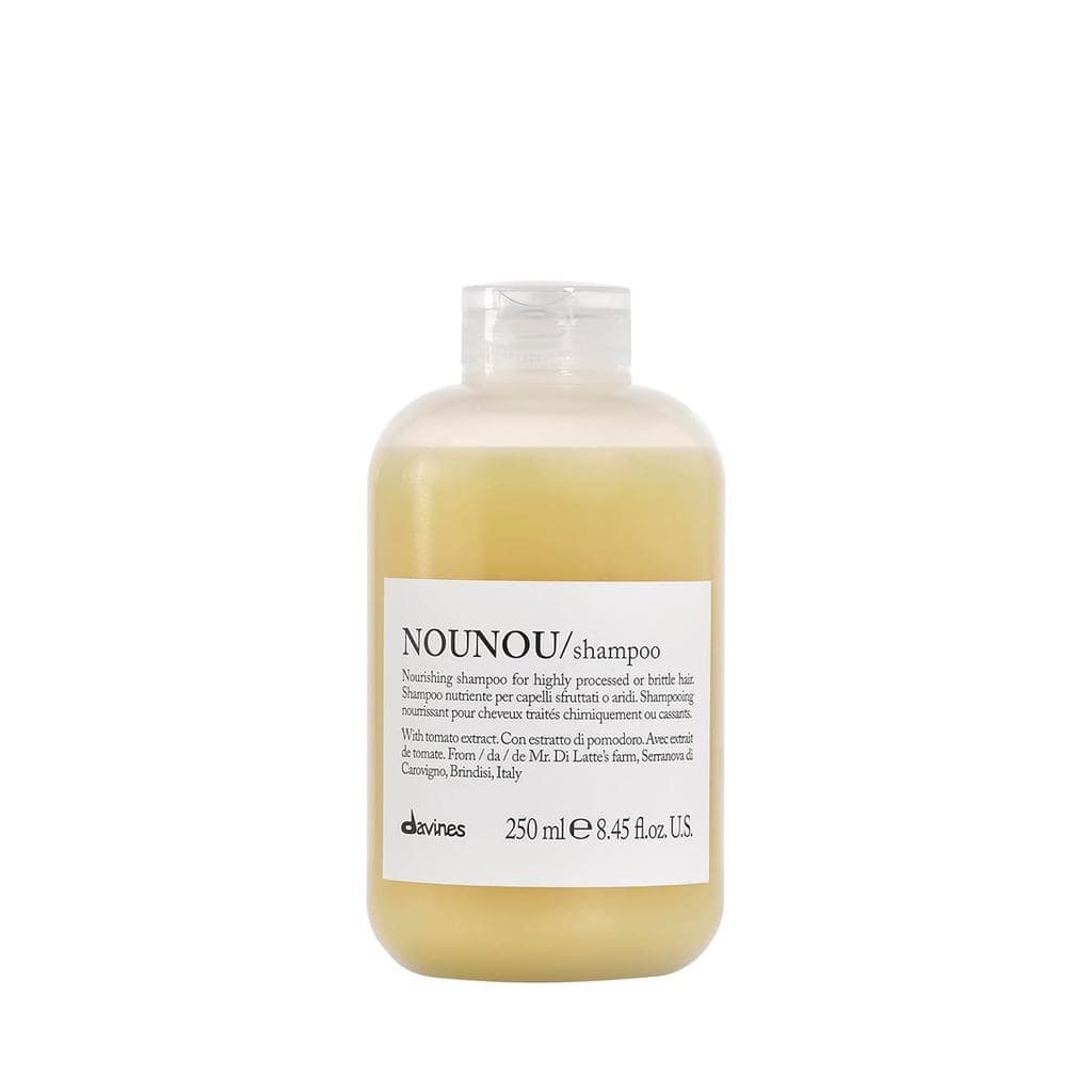 Davines NOUNOU/Shampoo, Limpador Nutritivo para Cabelos Danificados, Tratamento para Cabelos Quebradiços - Restaura Maci