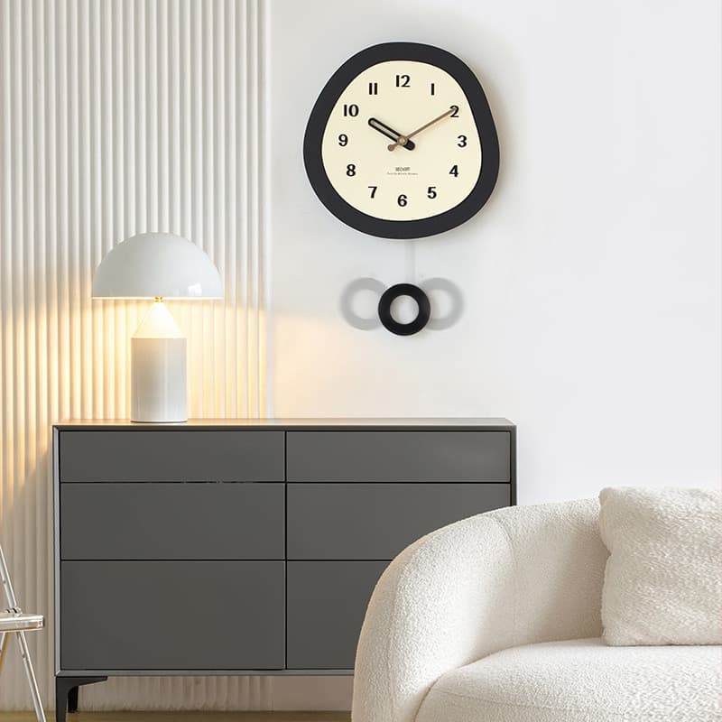 Wozoom casa padrão moderno e minimalista relógio de parede High-End balançando arte relógio criativo parede pendurado de