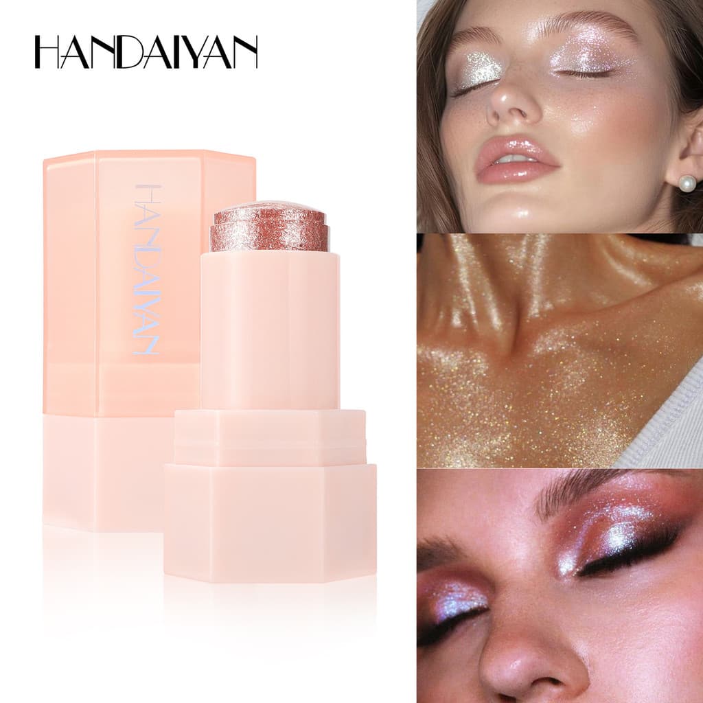 Bastão Iluminador HANDAIYAN, Gel Iluminador Corporal em 6 Cores, Em Estoque, Iluminador com Brilho Fino