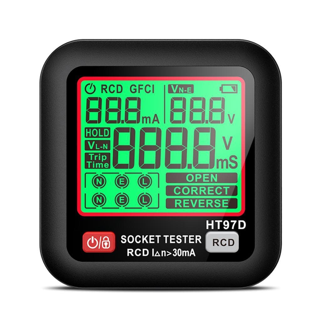 Testador de relé automotivo Karlak com saída de display LCD para verificador de tomada de tensão Detector rápido de