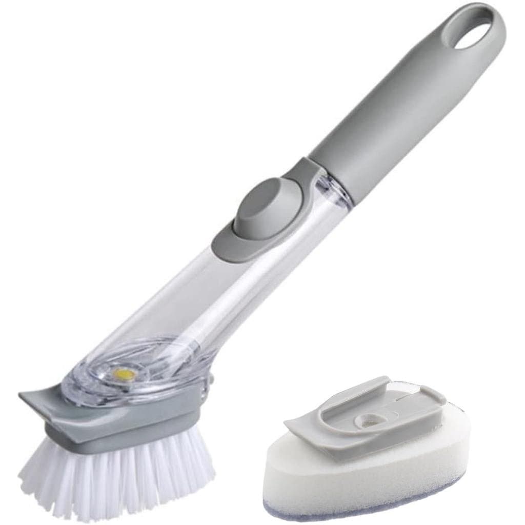Escova de Limpeza para Louça SoapGray com Esponja e Fivela, Esponja de Cozinha Anti-riscos para Panelas, Frigideiras, Pi