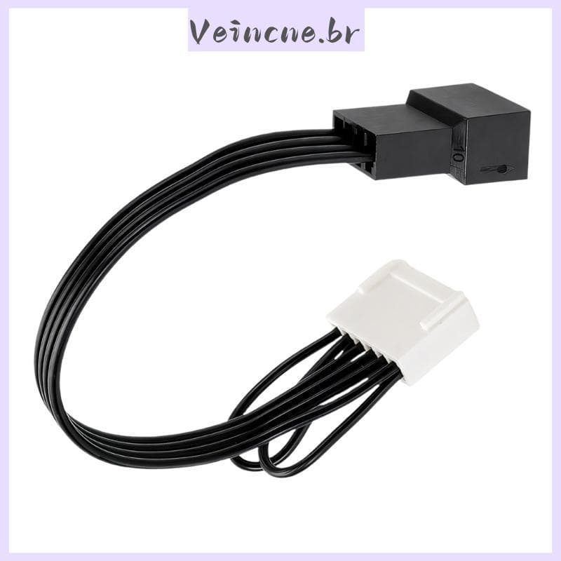 Adaptadores Ventilador CPU 6 Pinos Para 4 Desempenho Estável VEI Estações Trabalho PC Preto