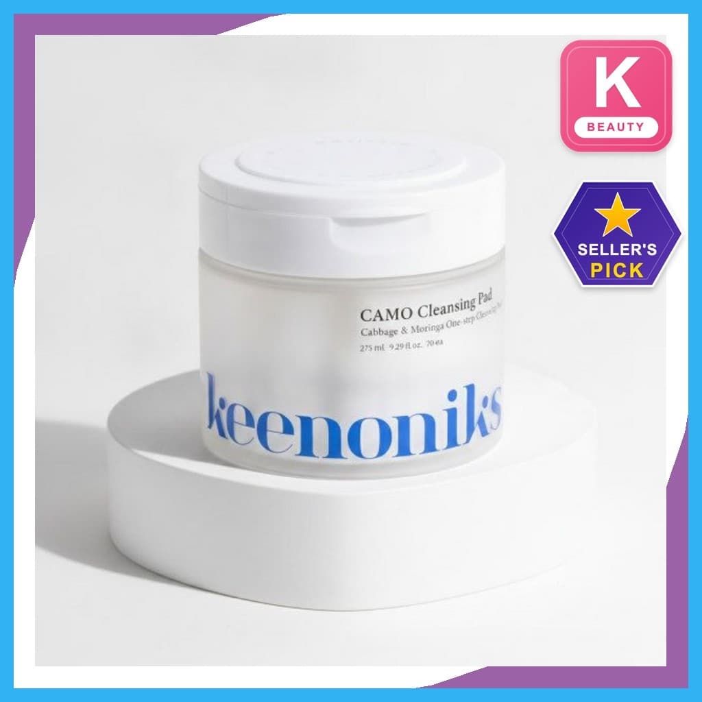 [KEENONIKS] Almofada De Limpeza Camuflada Repolho E Moringa 70pads 275ml 1 Unidade/Facial Coreana