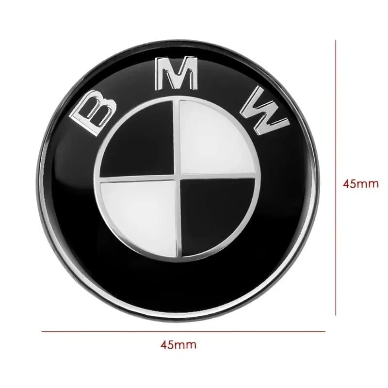Adesivo Central Do Volante Carro 45mm Para BMW F10 F11 F20 F30 F34 F01 E46 E39 E90 E60 G20 G21 G31 G38 G60 X1 X3 X5 X7 I