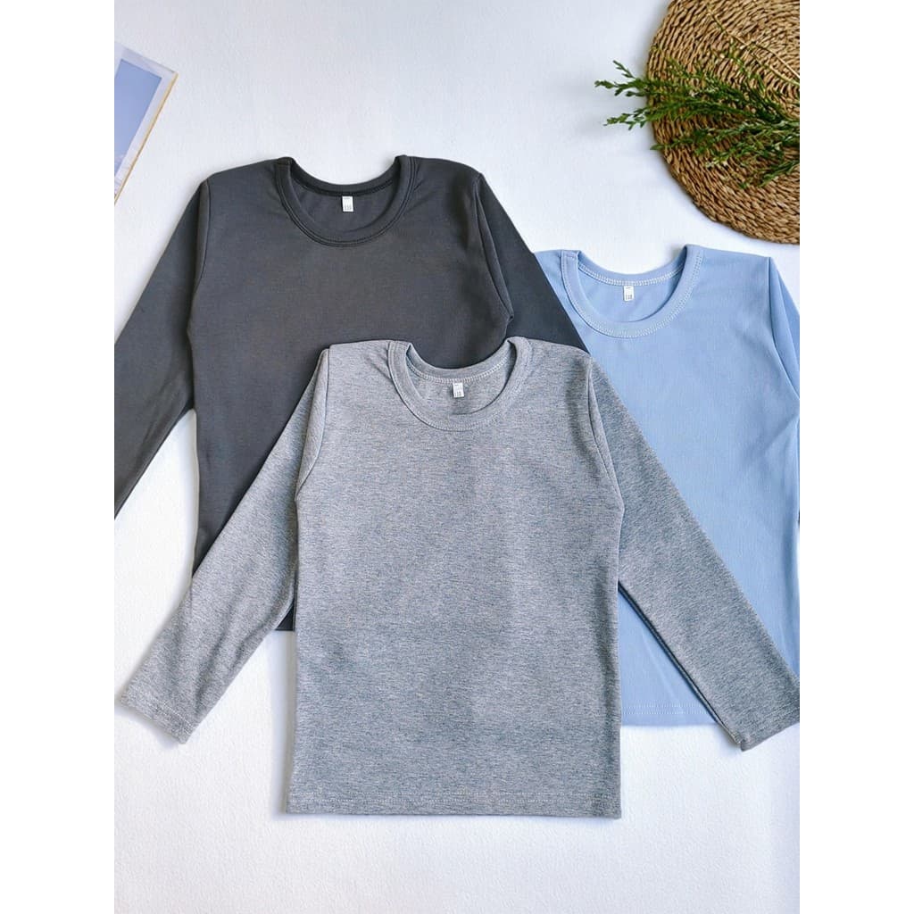260g roupas infantis algodão outono inverno camisa de fundo meninos roupas de outono puro algodão manga comprida pijamas