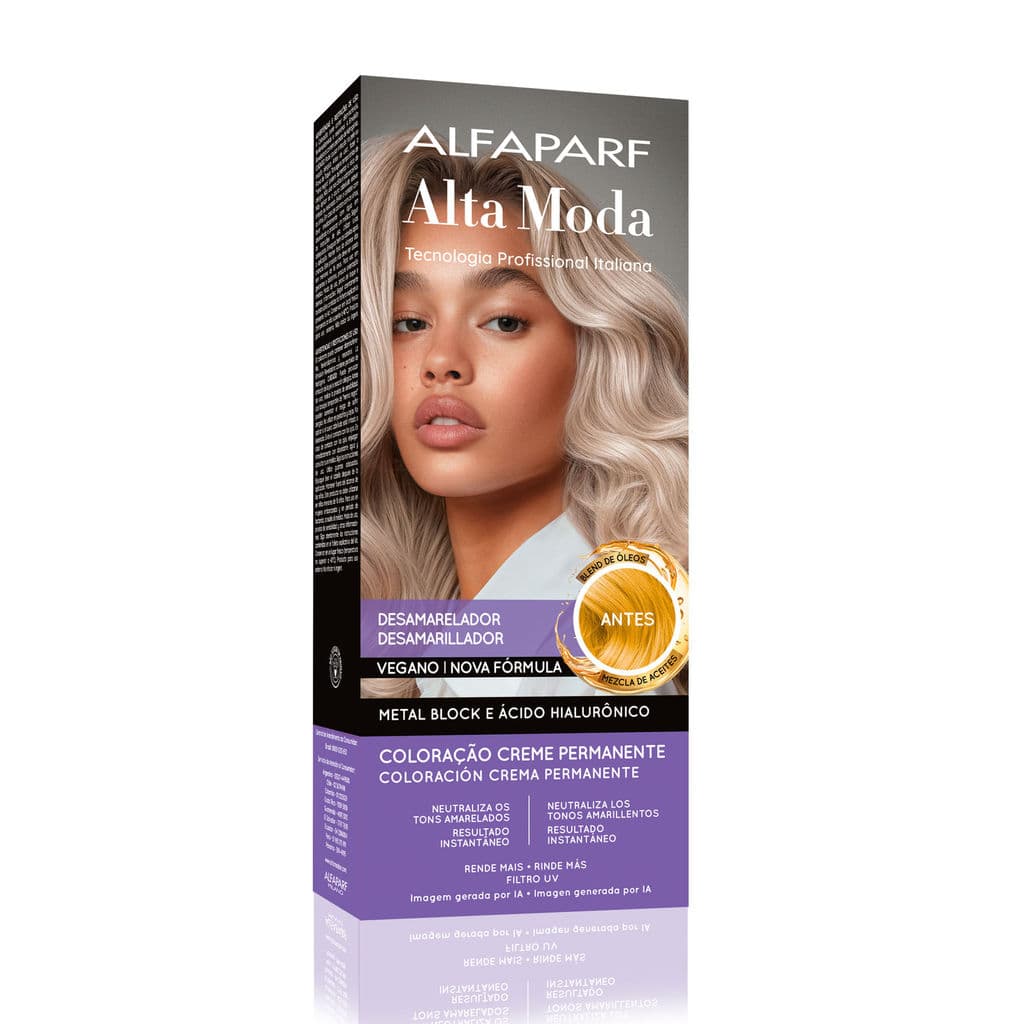 Coloração Creme Permanente Desamareladora Alfaparf Alta Moda 150g