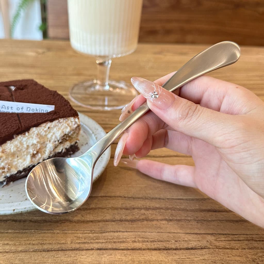 [Estilo de uso próprio do chefe] Colher de alimentação de aço inoxidável 18/10 Colher de mingau Colher de sopa infantil