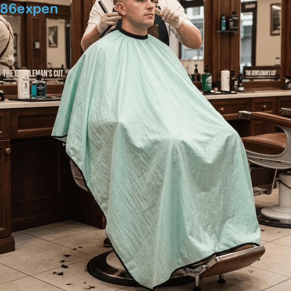 EXPEN1 Capa Para Corte De Cabelo , Avental De Cabeleireiro Elástico Antiestático À Prova D'água , Vestido Com Tintura