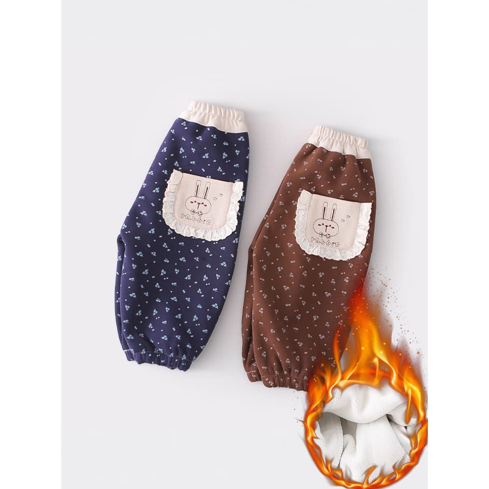 Meninas velo-calças de lã exterior Wear outono inverno estilo 2 calças do bebê inverno quente roupas de inverno do bebê