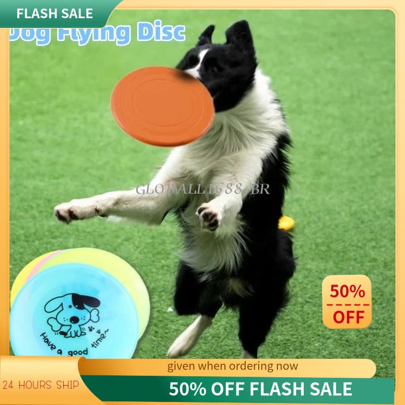 { Estoque Pronto } Disco Voador De Silicone Engraçado Animais De Estimação Cão Gato Brinquedo Jogo Do Discos Voadores Re