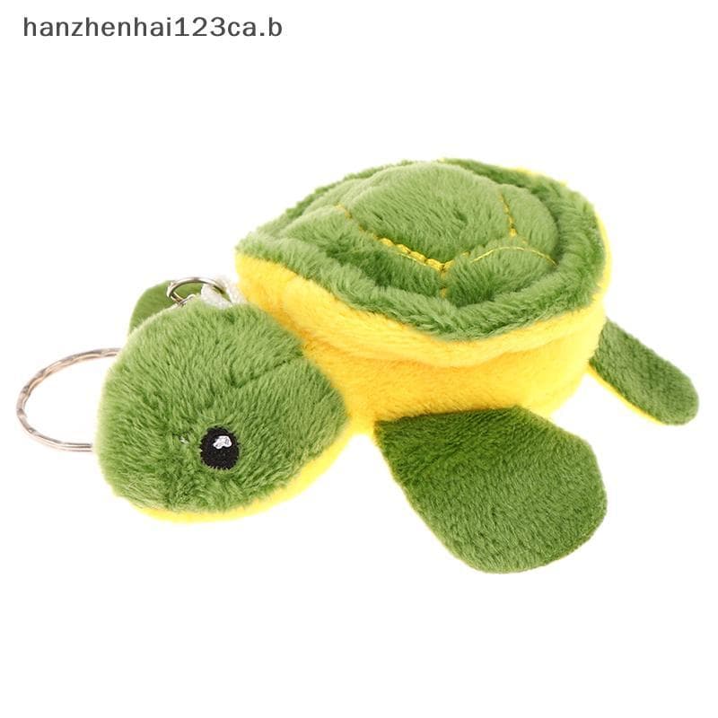 HAN 1Pc 10CM Bonito Tartaruga Boneca De Pelúcia Dos Desenhos Animados Macio Brinquedo Chaveiro Saco Pingente Presente Do