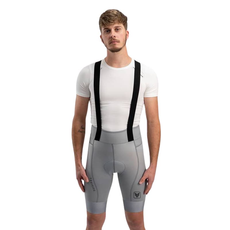 Bretelle Ciclismo Masculino Free Force Training Cinza