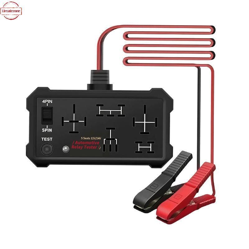 OZTH Testador De Relé Automotivo Tensão Inspetor De Bateria Automotiva Indicador LED Universal 12V Teste Eletrônico Vari