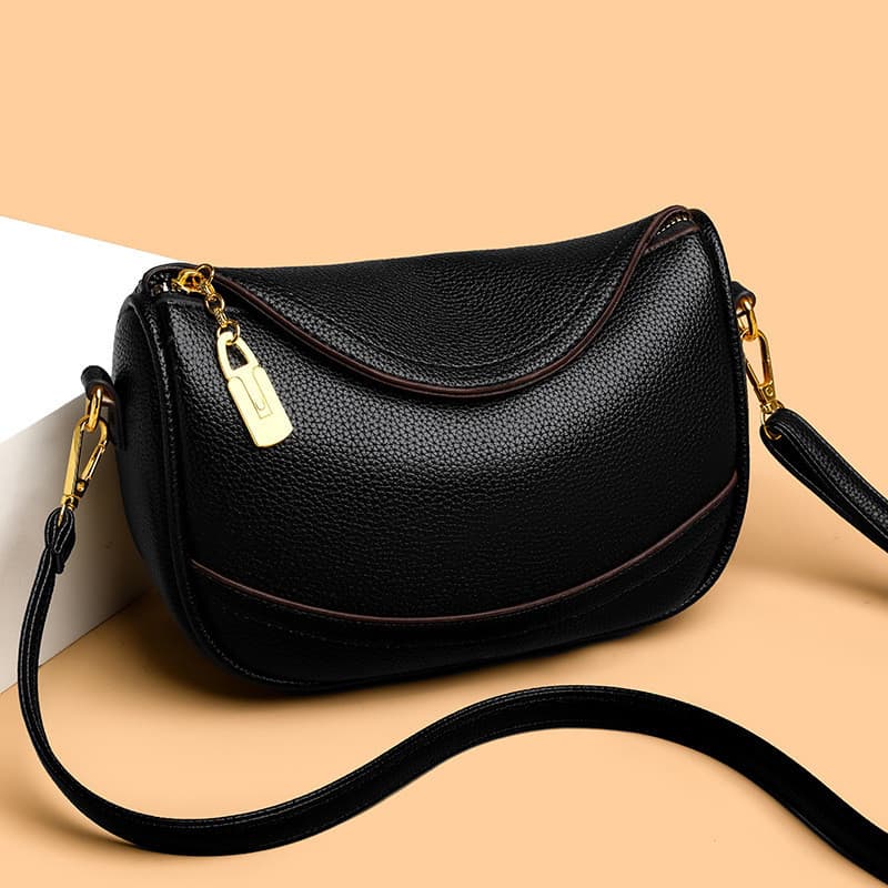 T texturizado lichia padrão bolinho saco All-Match ombro mensageiro saco Commuter moda feminina saco
