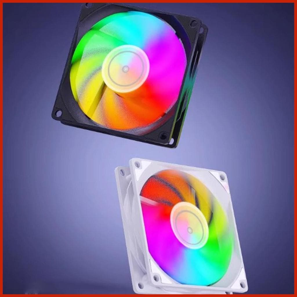 Ventilador De Resfriamento De Computador Rgb , Dissipação De Calor Eficiente , Design De Palhetas De 9 Folhas , Tecnolog
