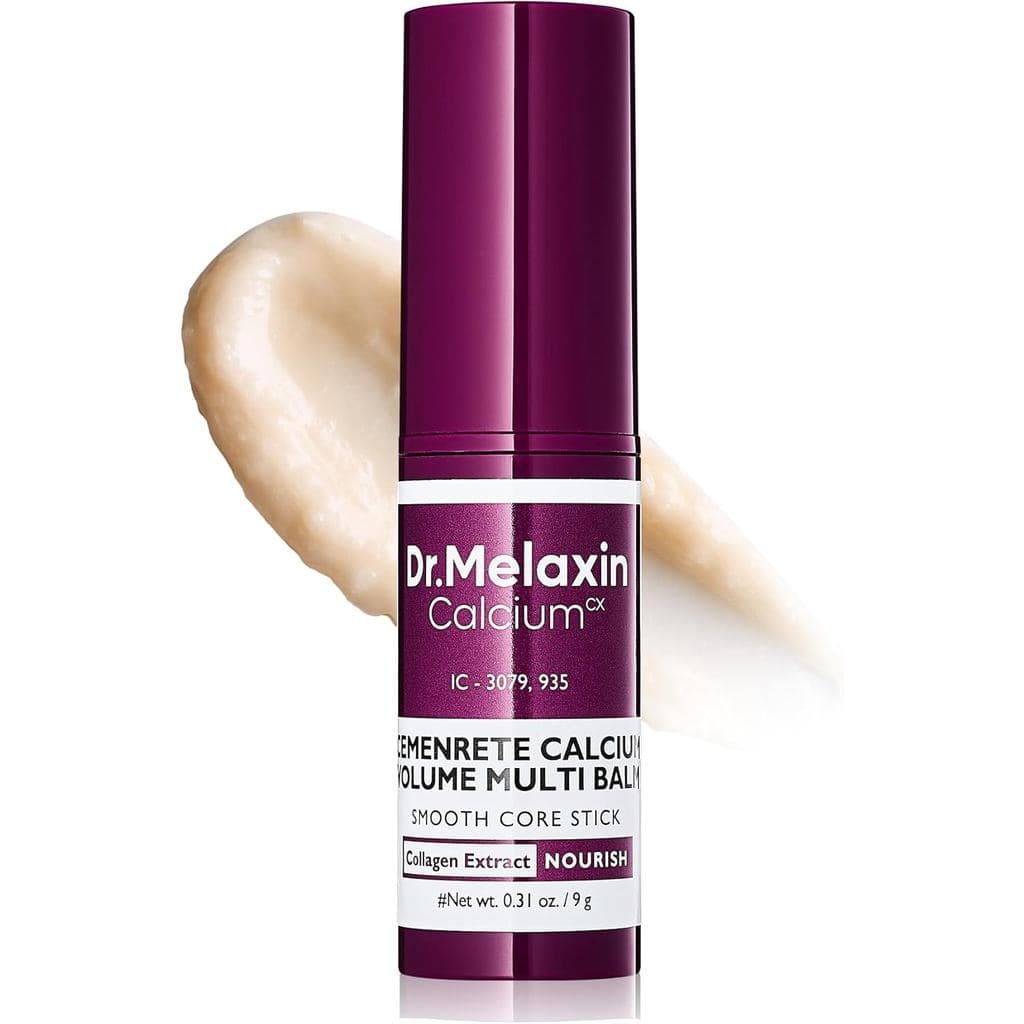 Dr.MelaxinCollagenMultiBalmStick, Bastão Coreano Antirrugas com Cálcio e Adenosina para Olhos, Pescoço e Rosto, Bastão F