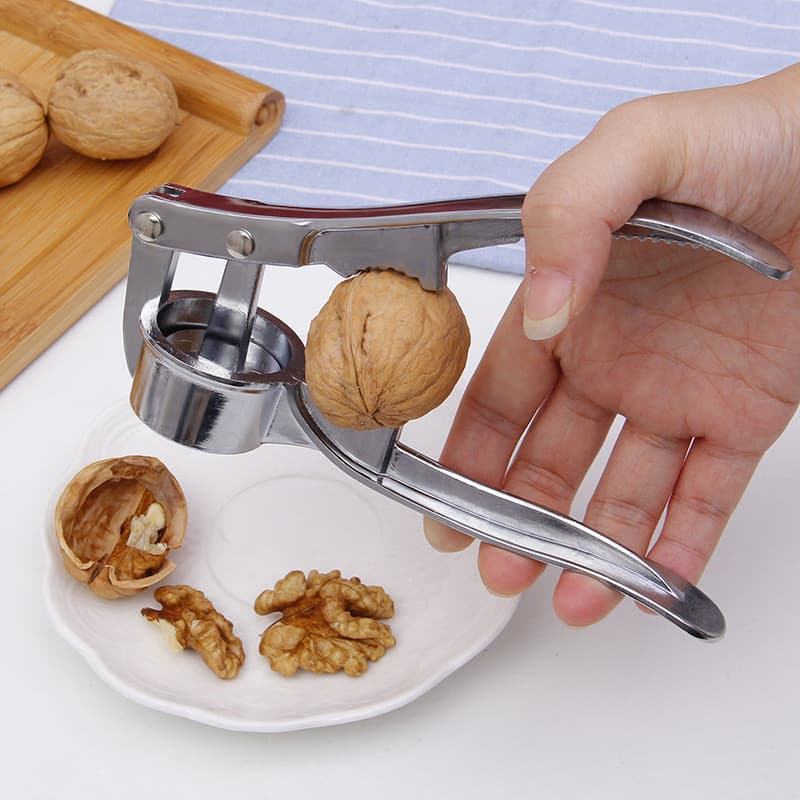 Prensa de Alho em Aço Inoxidável, Esmagador de Alho para Cozinha, Triturador Manual Multifuncional de Alho, Cortador de
