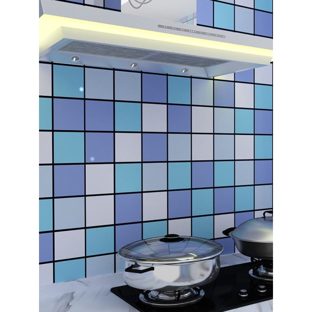 Adesivo de cozinha decoração banheiro papel de parede à prova dwaterproof água auto-adesivo à prova de óleo resistente a