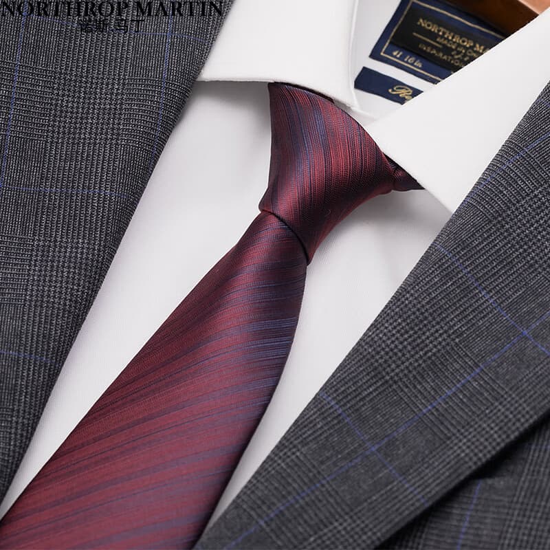 No Martin gravata de seda masculina High-End terno Formal negócios casamento noivo casamento vermelho amoreira caixa de