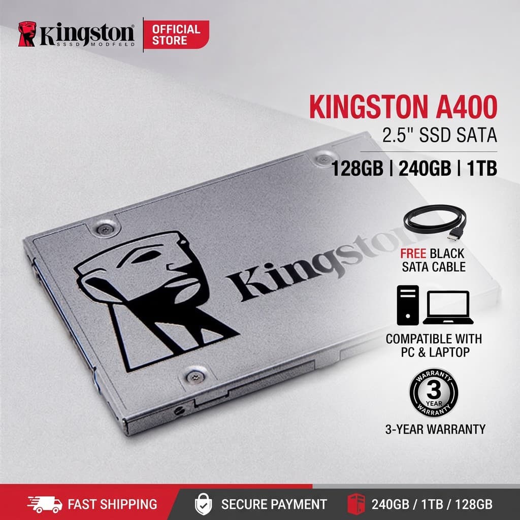 SSD 120GB 240GB 480GB 1TB SATA3 Unidade de estado sólido de 2.5 polegadas adequada para Laptop