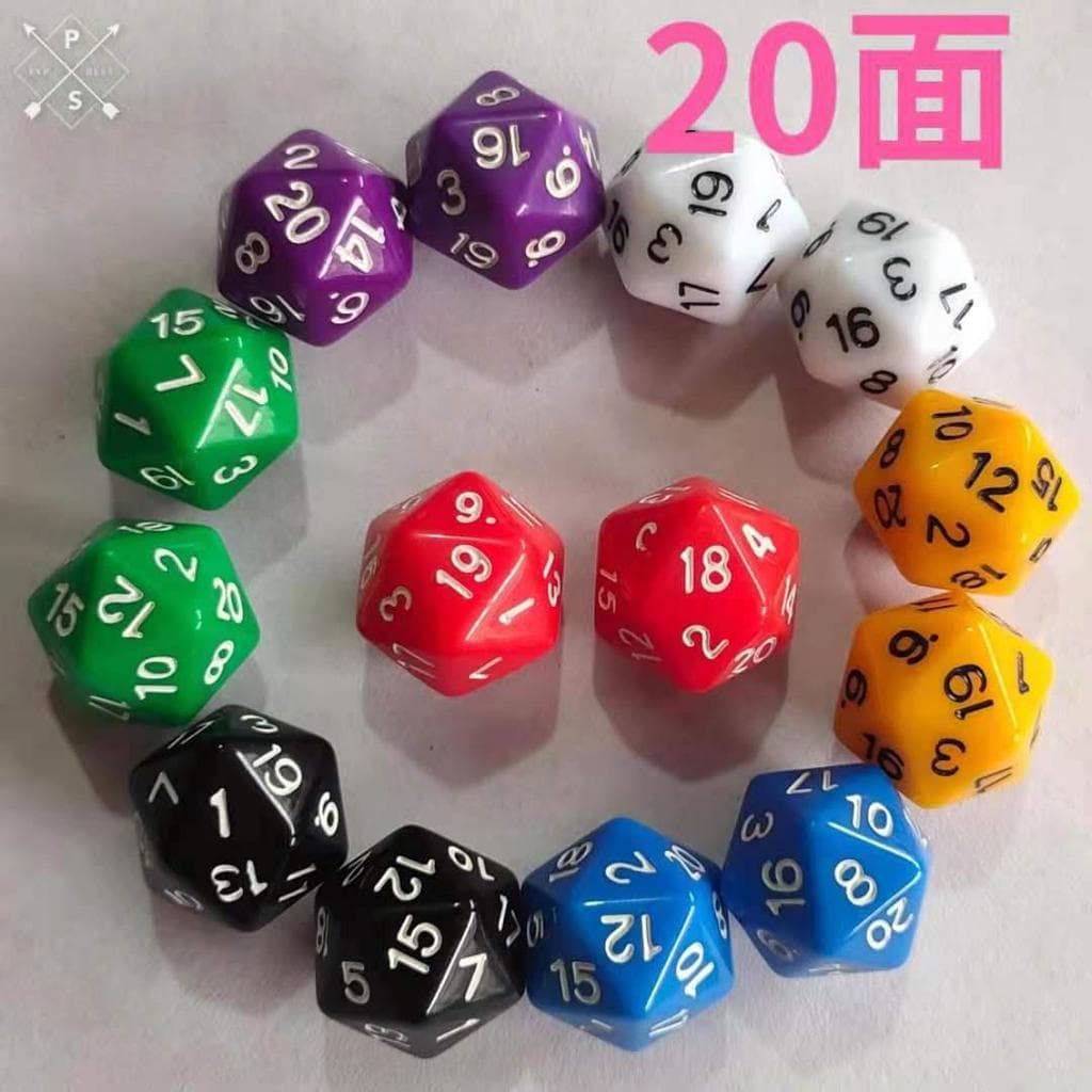 Dados multifacetados, jogo de tabuleiro, adereços, grupo de corrida, dnd, peneira colorida, dados digitais, 20 lados, vi