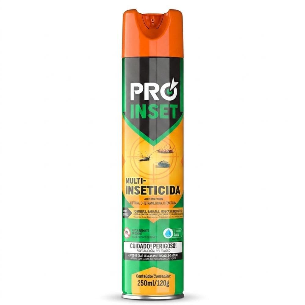 Kit 12 Multi-Inseticida Proinset Spray 250ml contra Insetos