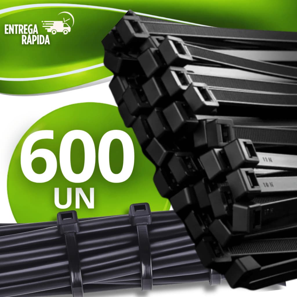 Abraçadeiras 4,8 x250mm Plástica Preto Nylon Auto Travante Abraçadeira  Jardinagem Irrigação Tutor de Plantas