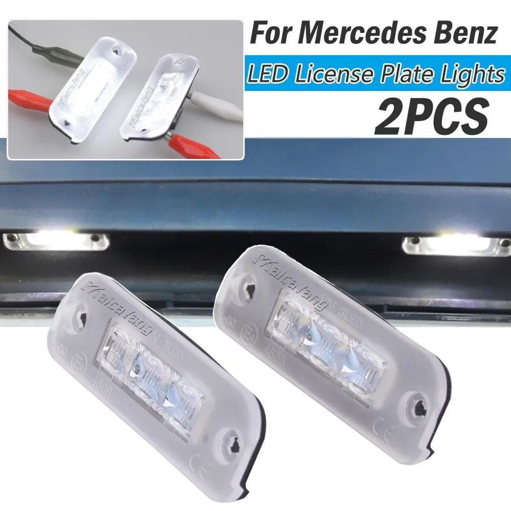 Acessórios Do Carro Para Mercedes Benz R-Class W251 ML W164 GL X1 Livre De Erros LED Luz Da Placa De Licença Lâmpada Ide