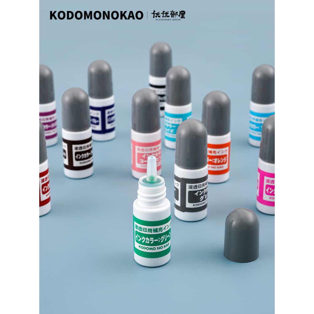 Japão Japão KODOMO NO KAO Selo Embebedo Selo Suplementar Selo de Pigmento Oleoso Tinta Especial