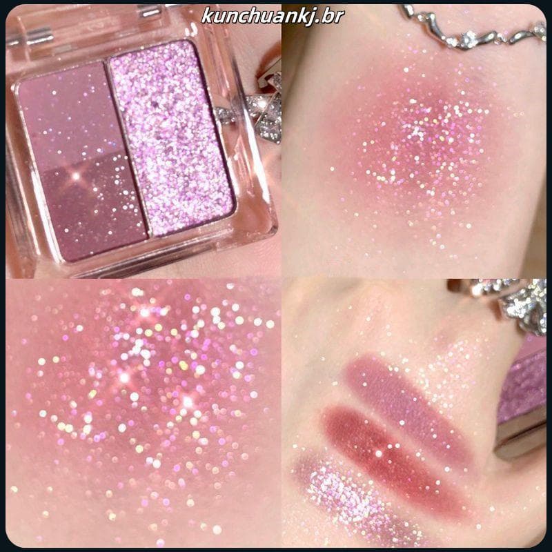 Sombra Roxa Rosa Uva Gelada!Novo estilo pequena rosa paleta de sombra perolado fosco reduzir inchaço terra cor estudante