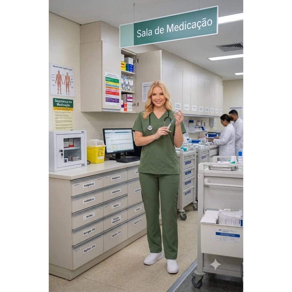 Pijama Cirúrgico Feminino Scrub Hospitalar Unissex Enfermagem Estetica Baba E Medico