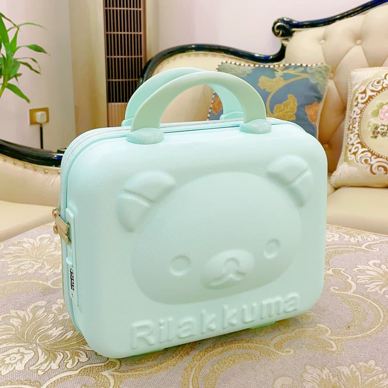 Bagagem de mão maquiagem pequena bolsa de bagagem 47cm caixa de código bonito dos desenhos animados conveniente 53cm Min