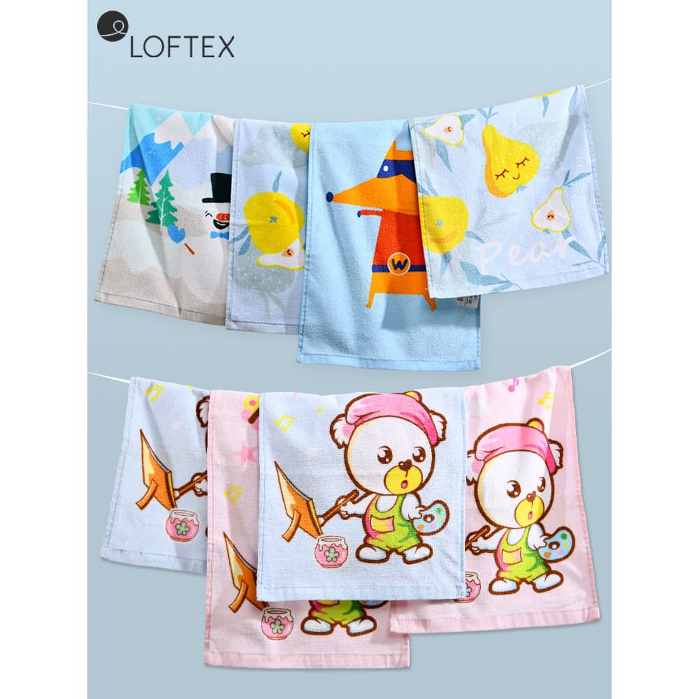 LOFTEX/Toalha de jardim de infância fosca para crianças dedicadas classe a algodão bebê rosto lavagem gaze de algodão pu