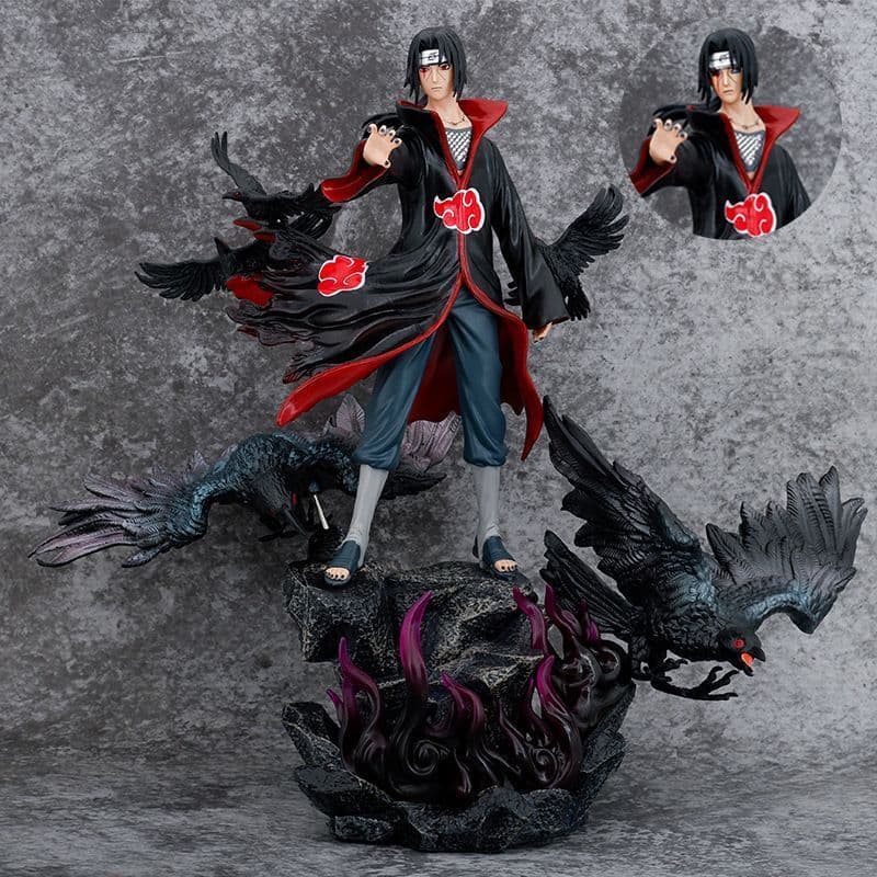 Naruto figura Uchiha Akira itachi Akatsuki organização itachi modelo ornamentos Anime figura figura bidimensional