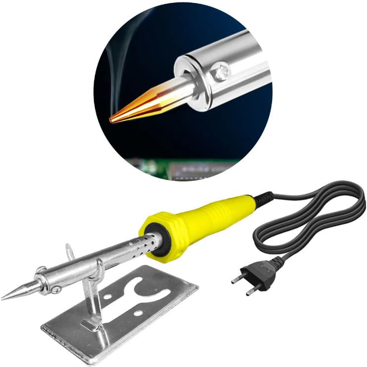 Ferro de Solda Profissional com Suporte Soldador – 220V