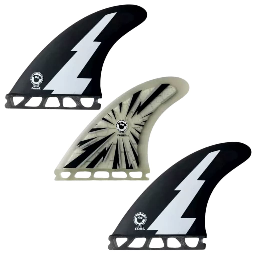 Quilhas Farms MF 5 PRETA Média Encaixe FUTURES Surf Exclusivo