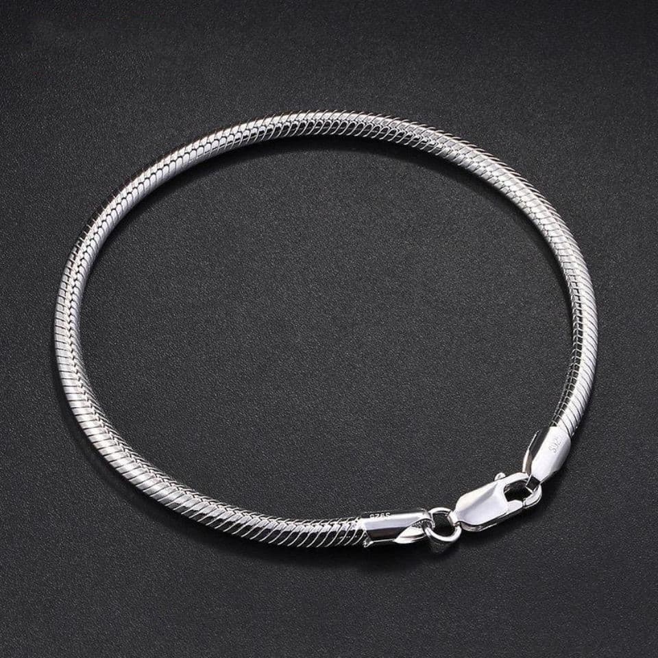 Pulseira masculina ins nicho Design na moda único simples cobra osso corrente pulseira masculina simples generoso